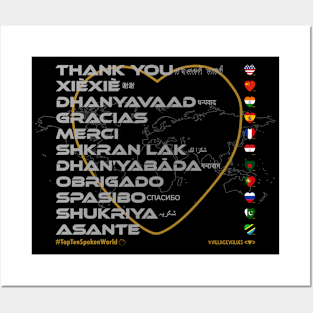 THANK YOU: Say ¿Qué? Top Ten Spoken (World) Posters and Art